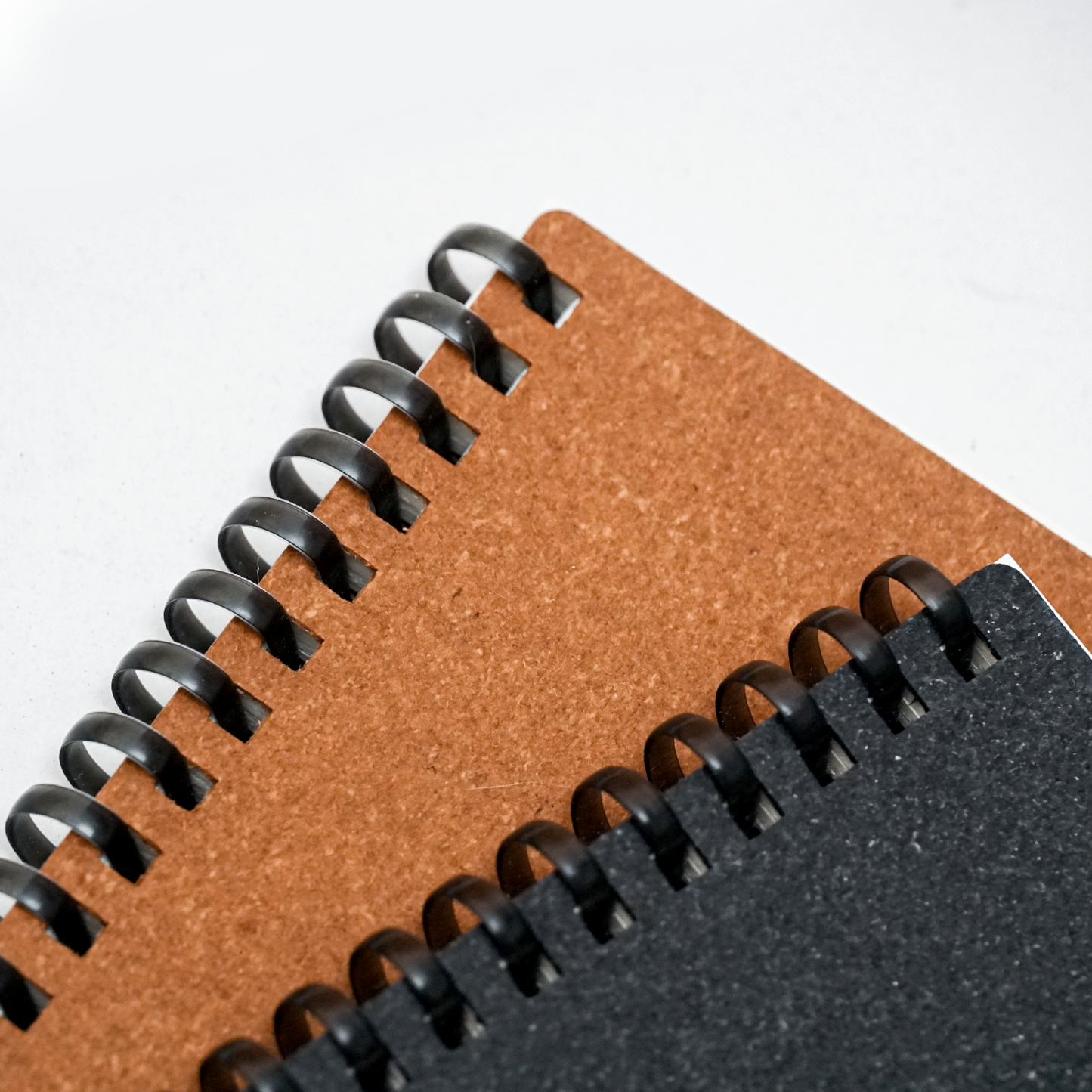 A5 Recycled Leather Soft Ring Notebook