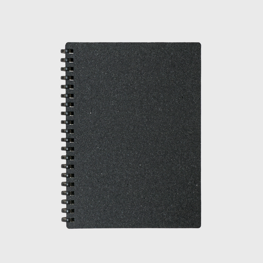 A5 Recycled Leather Soft Ring Notebook