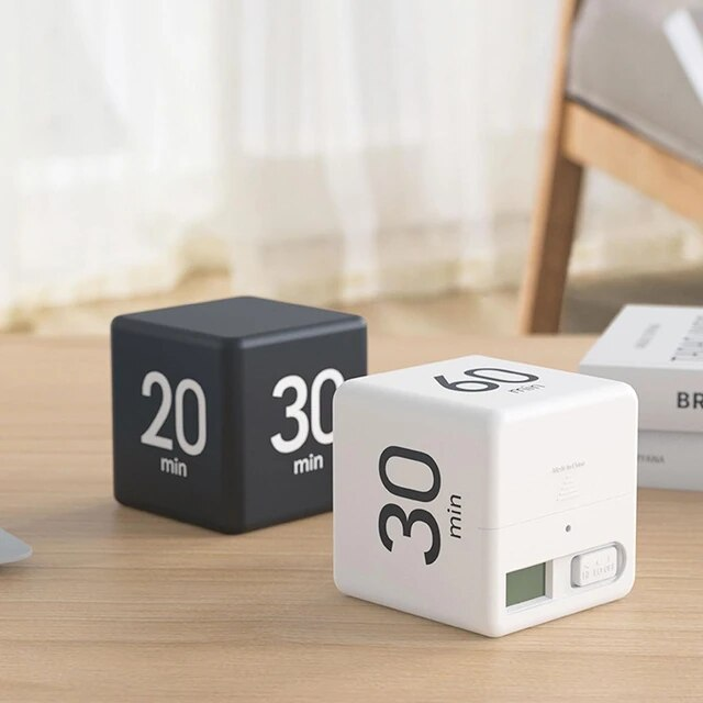 Cube Flip Timing Digital Rotate Timer