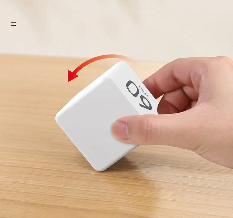Cube Flip Timing Digital Rotate Timer